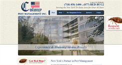 Desktop Screenshot of colonypestnyc.com